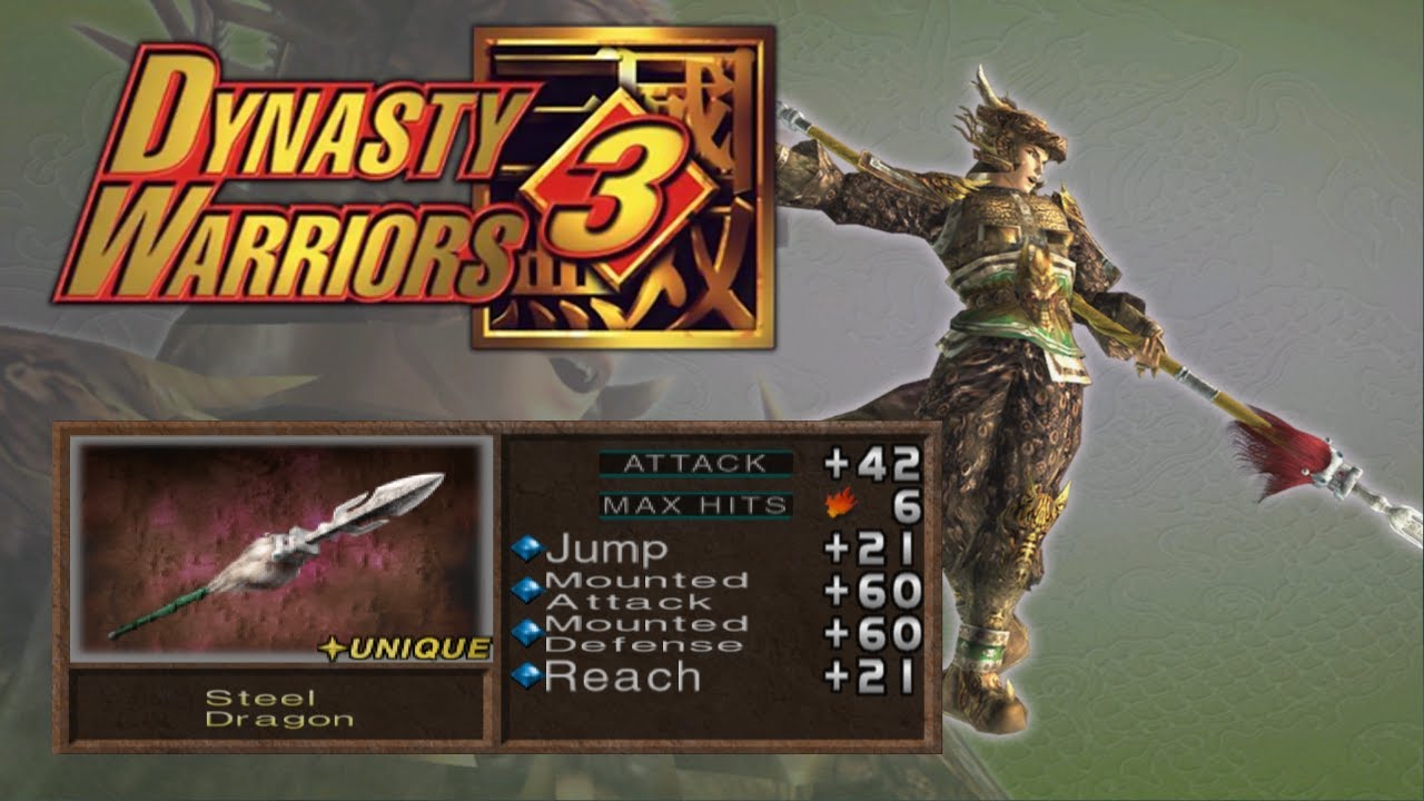 Ma Chao - 4th Weapon | Dynasty Warriors 3 (4K, 60fps)