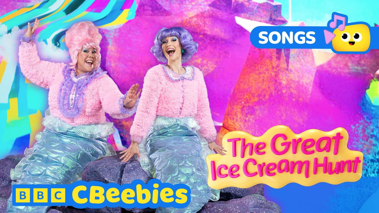 Flap Your Mermaid Flipper Song 🧜‍♀️| CBeebies Musical The Great Ice Cream Hunt | Kids Sing Along Fun