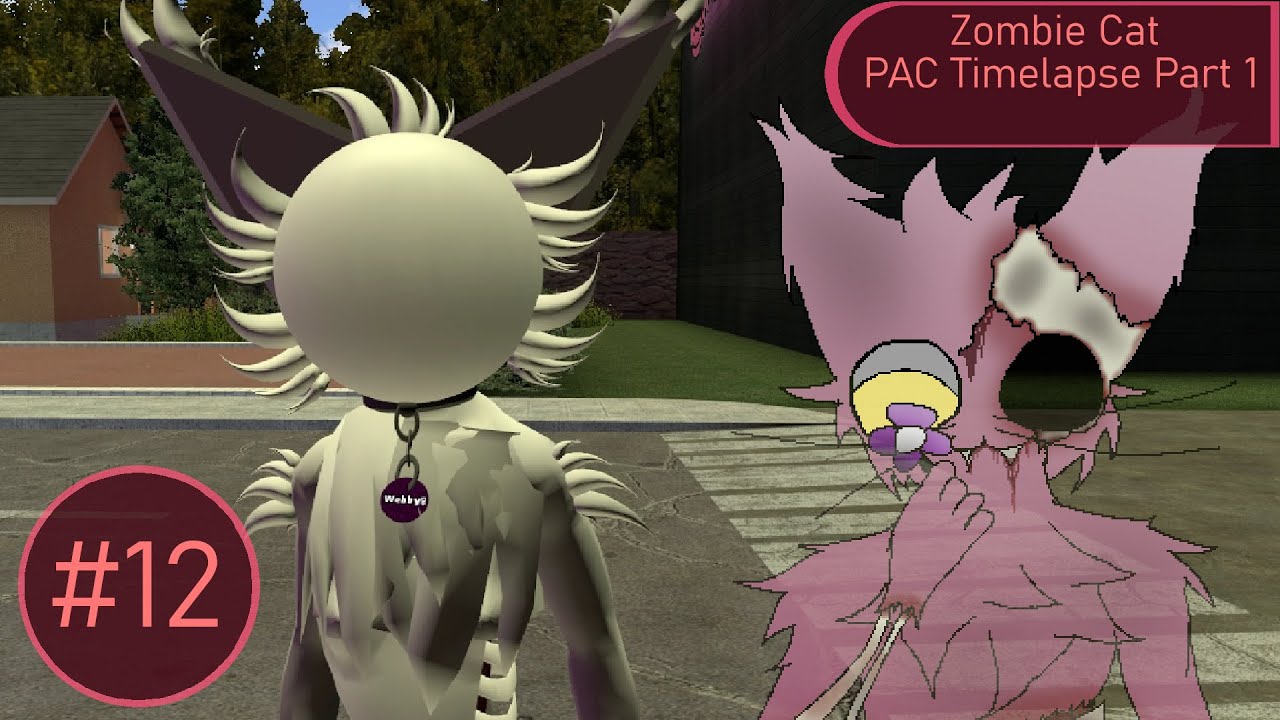 [PAC3 GMOD] Zombie Cat PAC Timelapse Part 1
