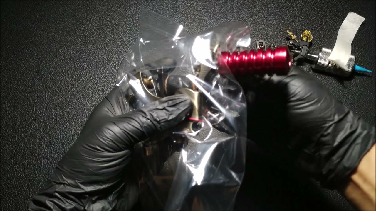 How to protect your tattoo machines using a plastic bag | cross contamination prevention