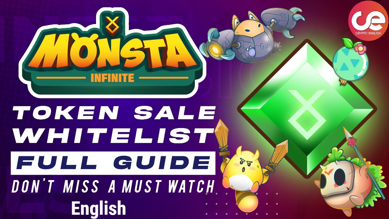 Monsta Infinity Token Sale Whitelist Process Full Guide - English