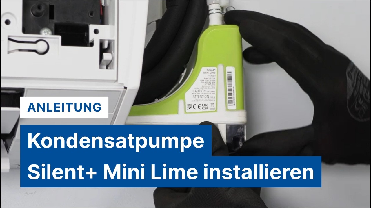 Installation Aspen Silent+ Mini Lime – Schritt-für-Schritt zur superleisen Kondensatpumpe
