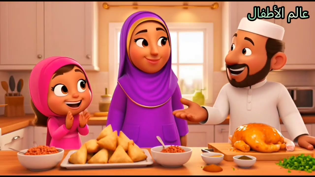 اغنية -  مرحب هلال رمضان🌙🎉رمضان كريم ⭐ - قناة عالم الأطفال 