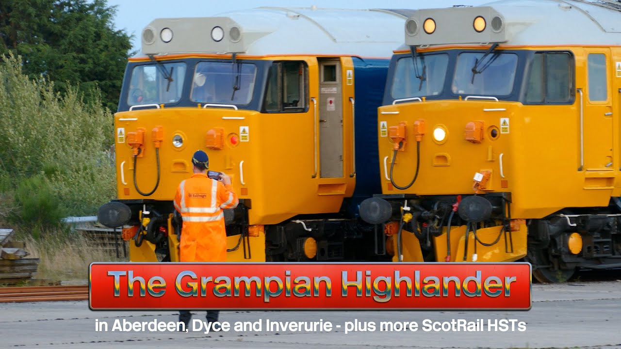 50007 & 50049 - The Grampian Highlander in Aberdeen, Dyce & Inverurie.  Plus more ScotRail HSTs!