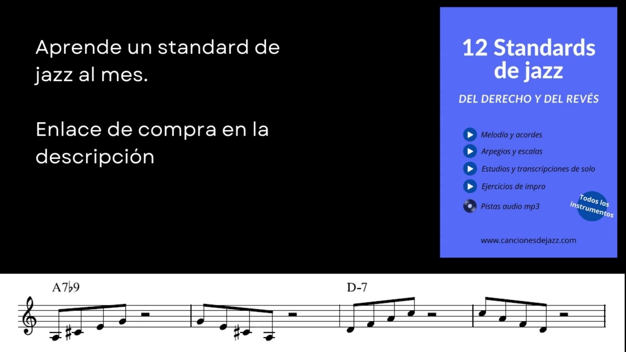 12 standards de jazz del derecho y del revés TRAILER