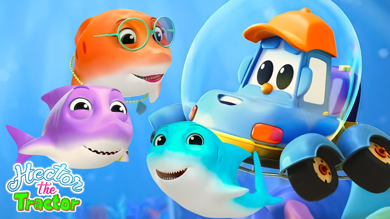 Tiburón bebé 🦈🎶 Tiempo de diversión y más rimas infantiles para niños 🌟