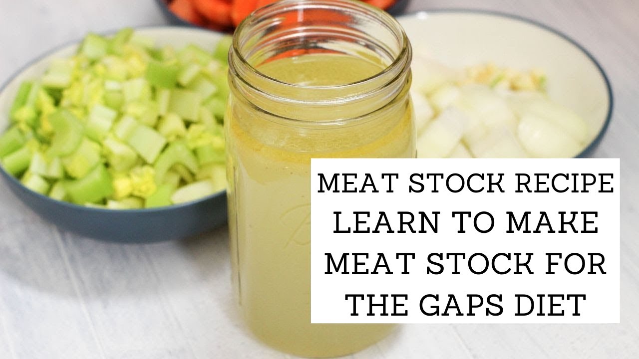 Meat Stock Recipe | GAPS DIET RECIPES STAGE 1 | Bumblebee Apothecary