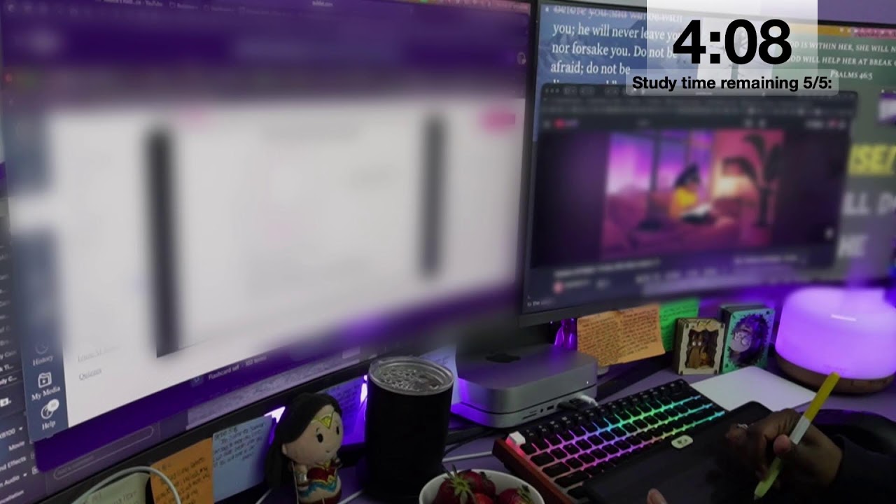 5-HOUR LIVE STUDY WITH ME | 50/10 Pomodoro | White Noise, Rain & Fireplace 🔥 | Dental Student 📚
