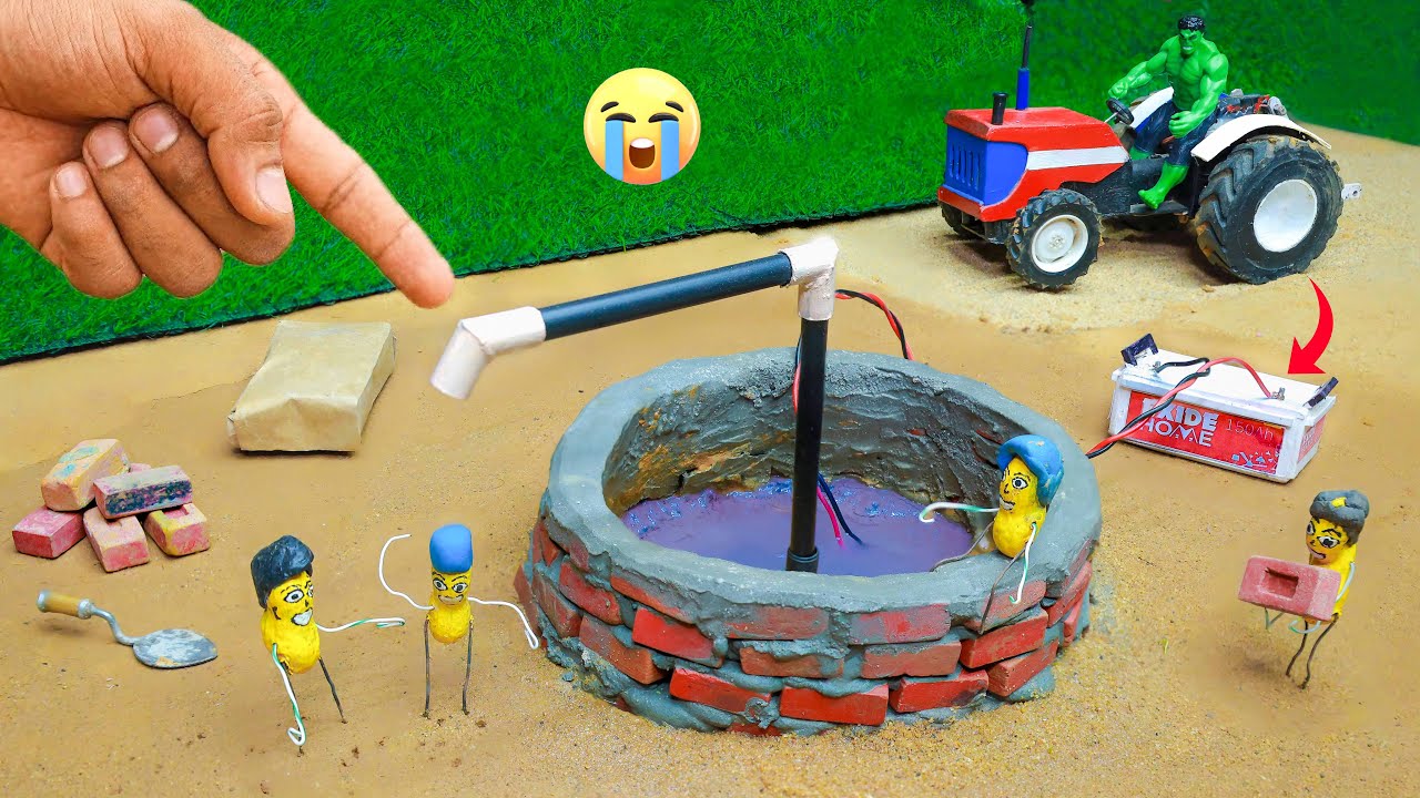 diy How to make water pump using mini diesel engine   | Construction Science Project |techtoycreator