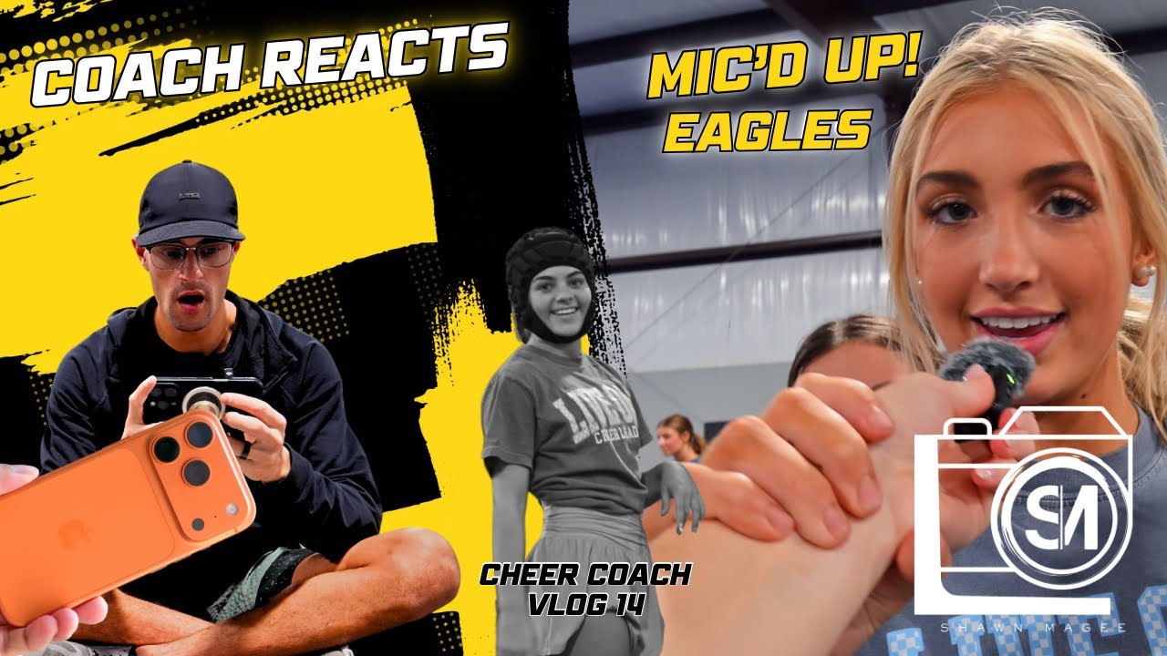 The Most Powerful iPhone Yet (Mic'd Up Cheer Practice) | Cheer Coach Vlog #14