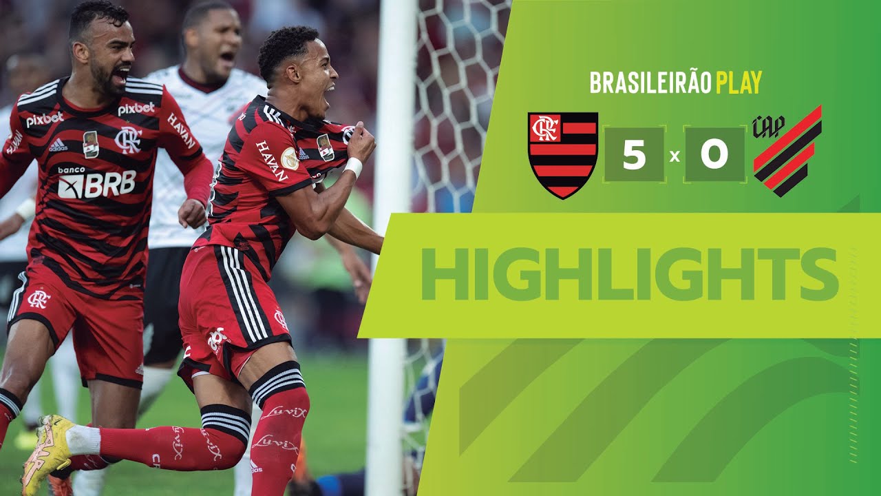 ¡IMPARABLE EL FLA! BRUTAL GOLEADA DE FLAMENGO AL FURACAO | Resumen Flamengo 5x0 Paranaense