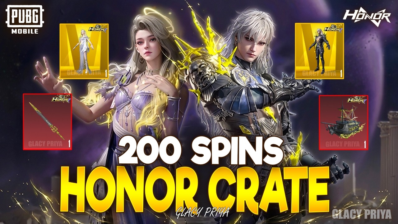 Открытие нового ящика Honor Spin | Открытие нового ящика Ultimate | Удача Близнецов PUBG MOBILE |...