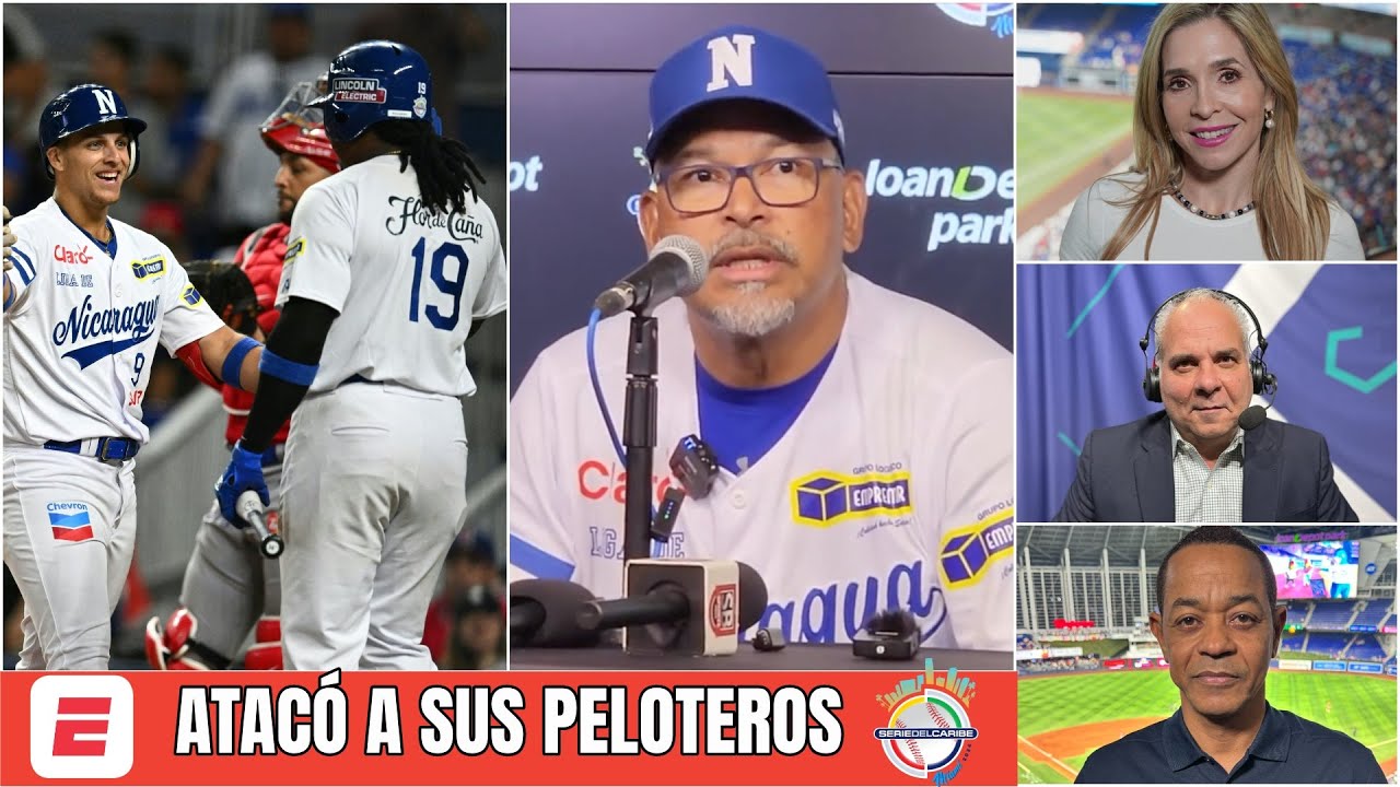 ¡ASÍ NO! Marvin Benard arremetió contra sus peloteros tras derrota de Nicaragua | Serie del Caribe