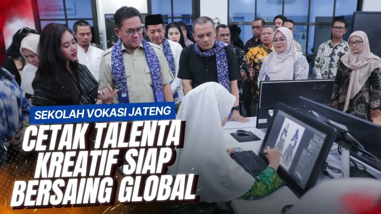 Sekolah Vokasi Jateng Cetak Talenta Kreatif Siap Bersaing Global