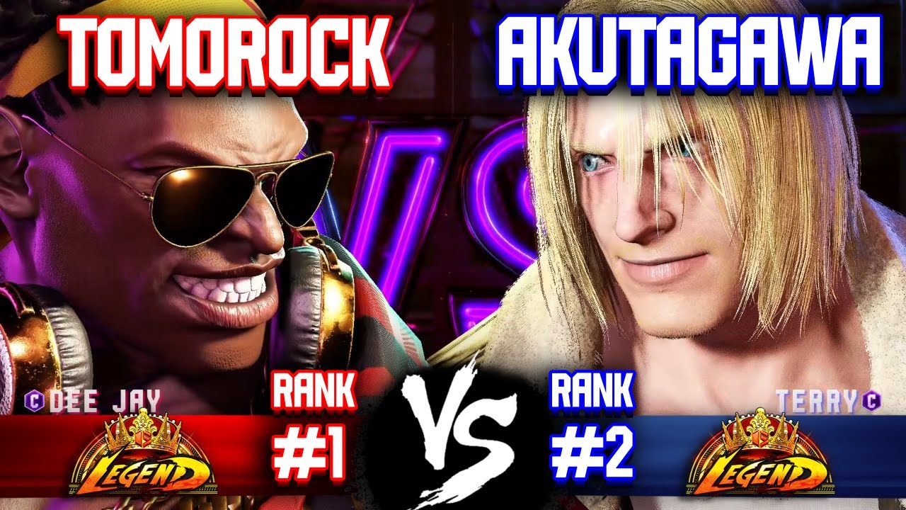 SF6 ▰ TOMOROCK (#1 Rank Dee Jay) vs AKUTAGAWA (#2 Rank Terry) ▰ High Level Gameplay