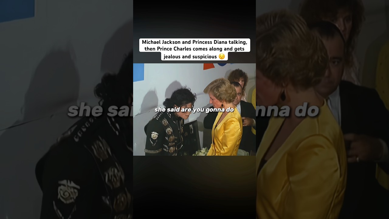 МАЙКЛ ДЖЕКСОН ВЫЗЫВАЕТ РЕВНОСТЬ ПРИНЦА ЧАРЛЬЗА ПОСЛЕ ЕГО РАЗГОВОРА С ПРИНЦЕССОЙ ДИАНОЙ 😯