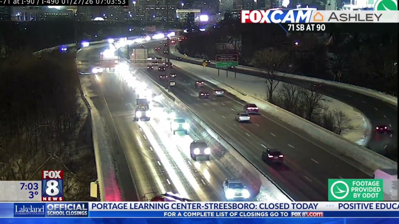 FOX 8 NEWS Cleveland Lanes Blocked After Crash On I-76 Eastbound Near I-77