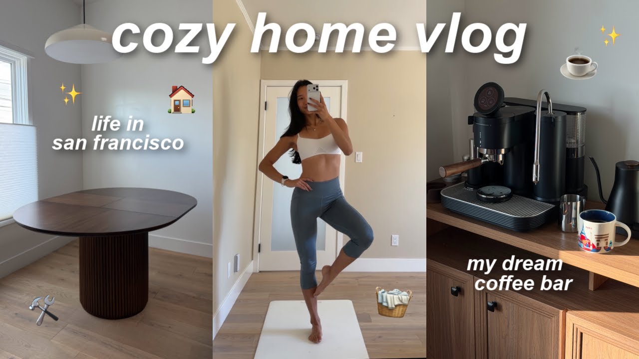 Уютный домашний видеоблог в НОВОМ ДОМЕ 🏡☕️ Кофейная зона мечты, изготовление мебели и столь необх...