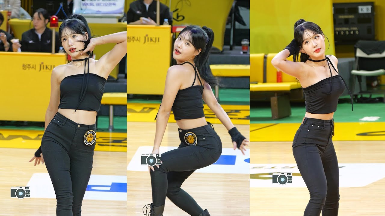 아이유가 위플래시를 춘다면? | 청주KB스티즈 최홍라치어리더 에스파 위플래시 | CheerLeader FanCAM 4K 60fps | 250117