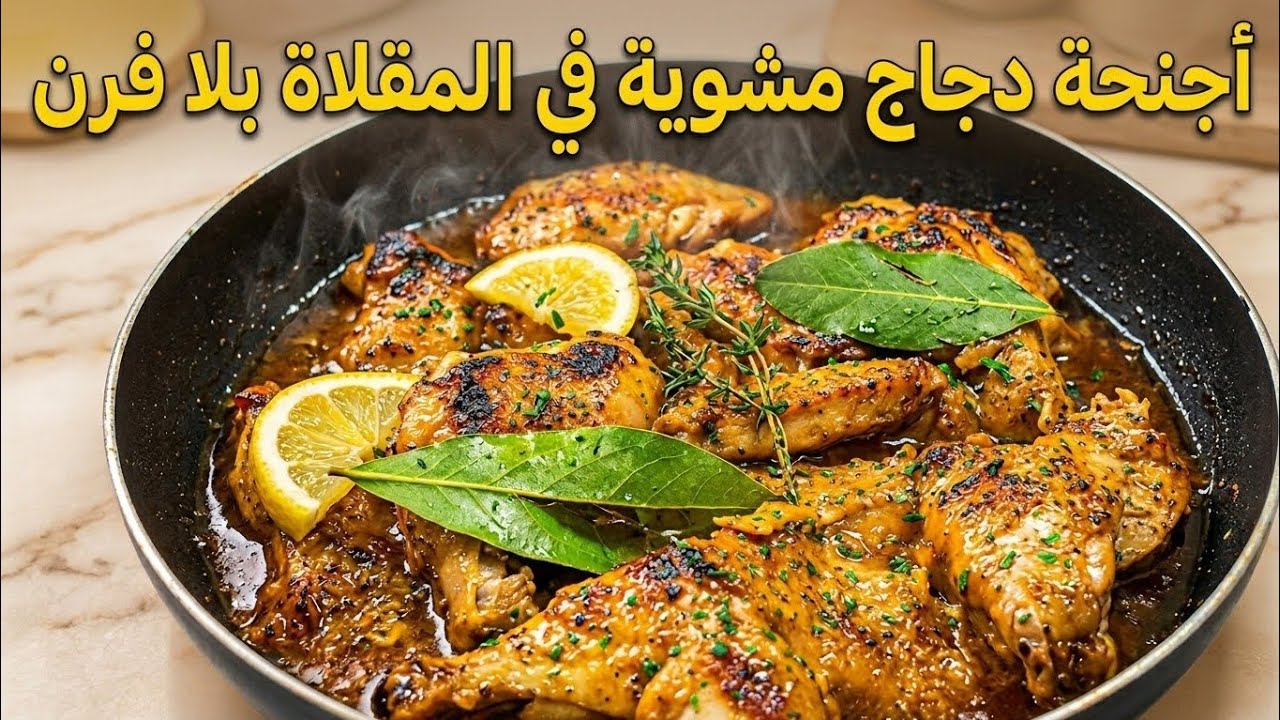 #فكرة #جديد سهلة بسيطة توجد في ظرف قياسي أجنحة دجاج محمرين في المقلى بدون فرن