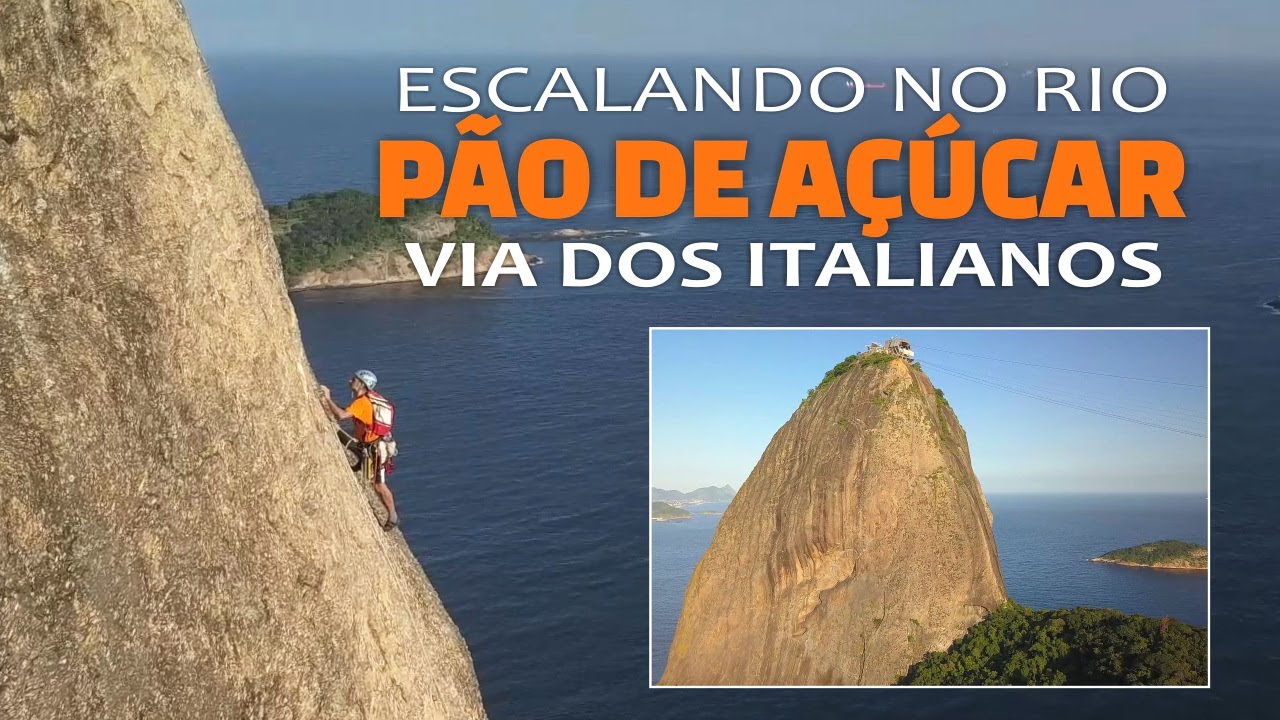 Escalando no Rio: a espetacular Via dos Italianos no Pão de Açúcar - Drone (HD)