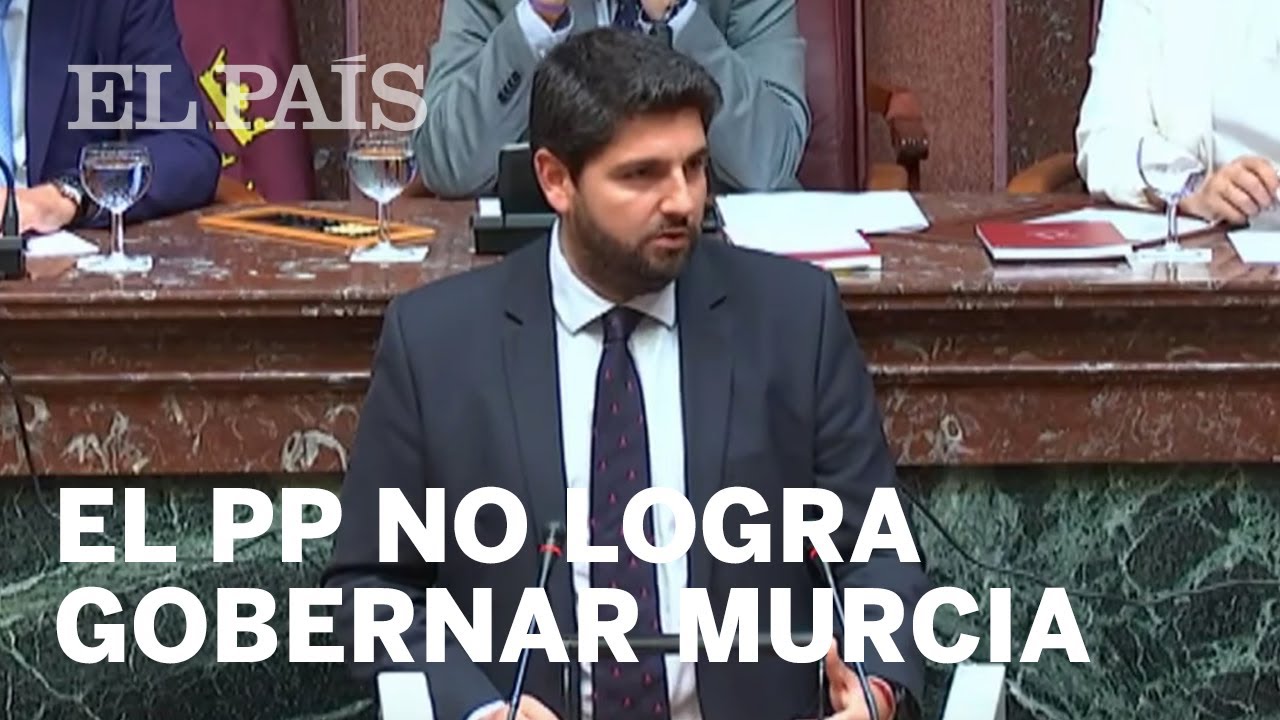 VOX impide la investidura del candidato del PP en MURCIA y culpa a Rivera