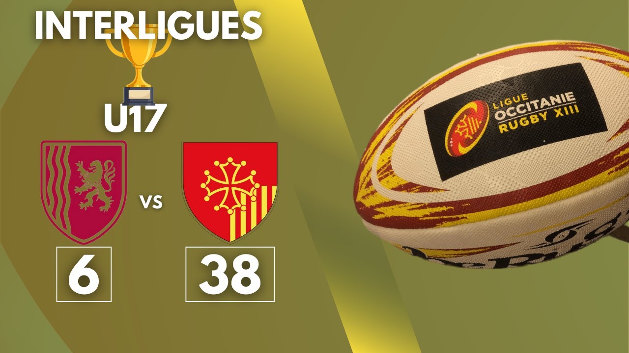 U17 Inter-Ligues rugby à XIII, match 1 Aquitaine - Occitanie Midi-Pyrénées