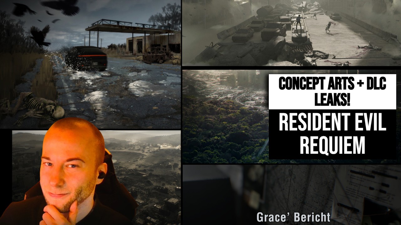 WIR SCHAUEN UNS DIE CONCEPT ARTS AN + DLC LEAKS?! | RESIDENT EVIL REQUIEM
