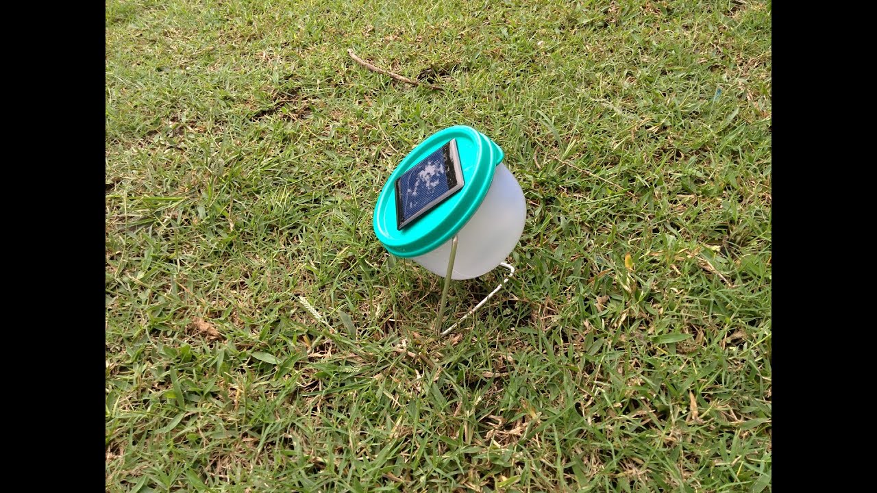 Easy Homemade  Solar Lamp