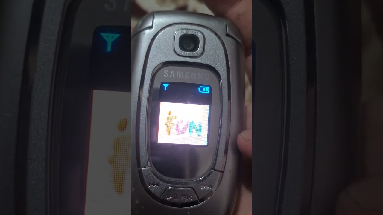 Rare!!! Samsung SGH-E360 Silver Startup and Shutdown+ External screen