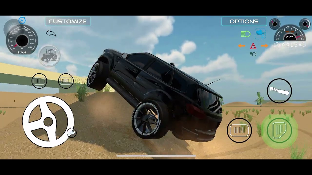 Black car 🚘 stunt 