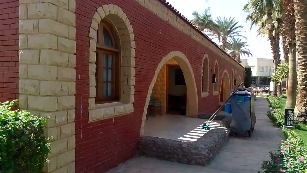 Aladdin beach hotel 4 hurghada, територия бунгало 16 февраля 2026 г.