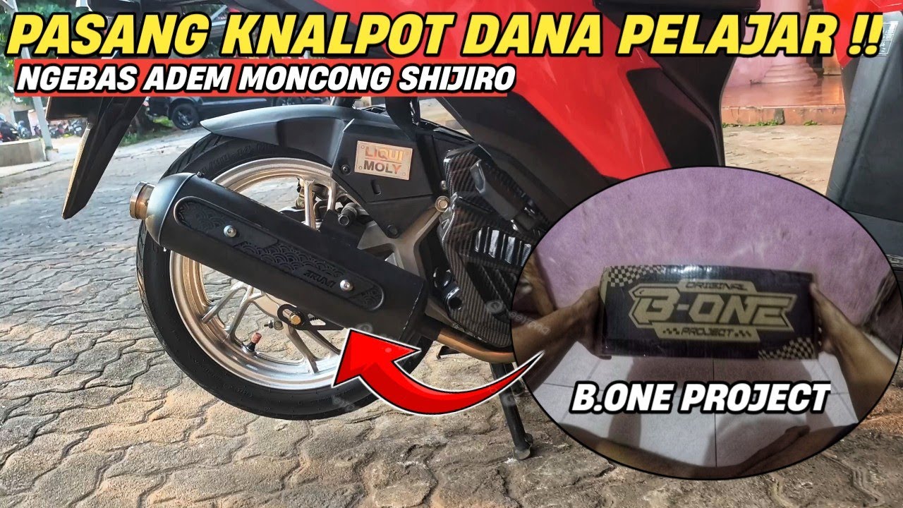PASANG KNALPOT STANDAR RACING DARI B.ONE PROJECT DI VARIO 125 NEW