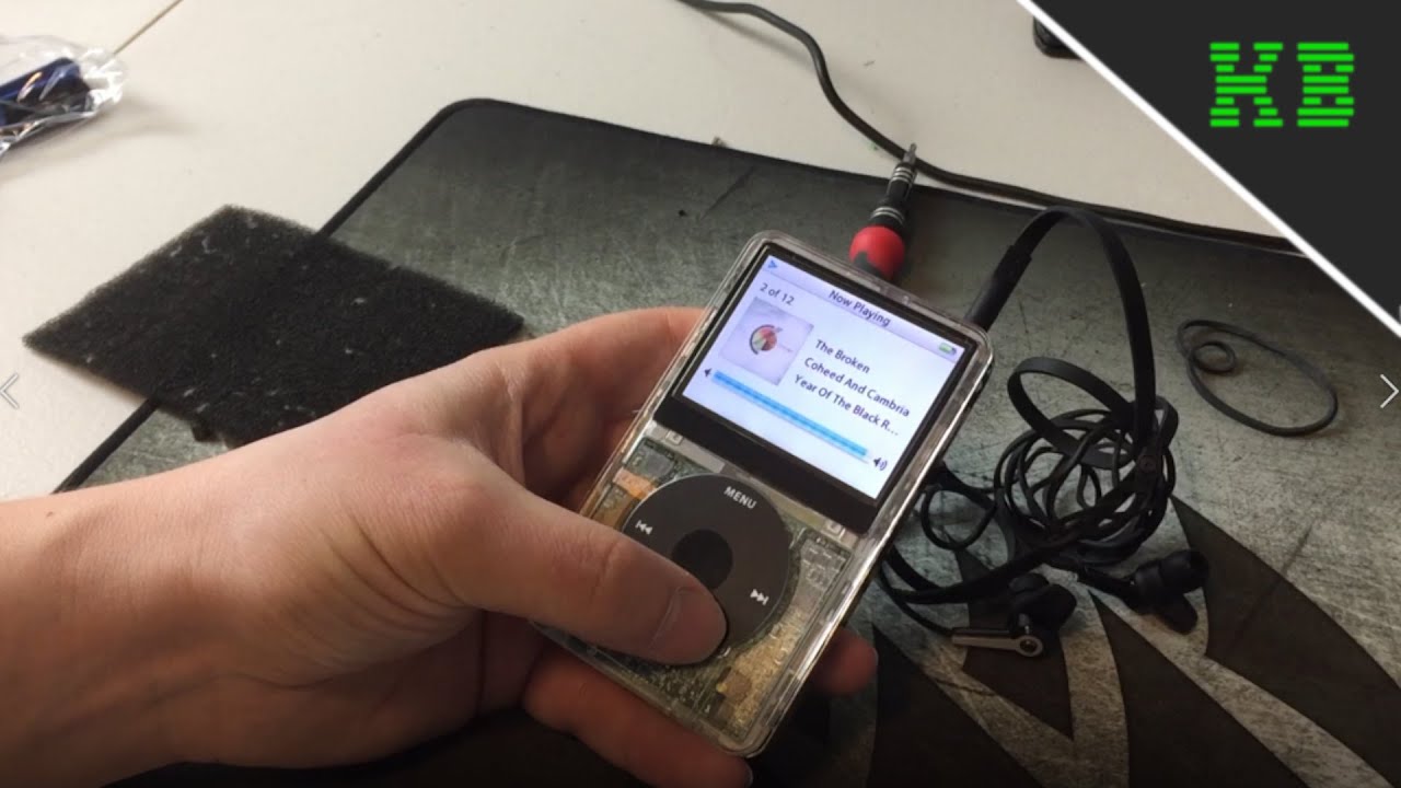 Сборка iPod Video 5-го поколения на 256 ГБ