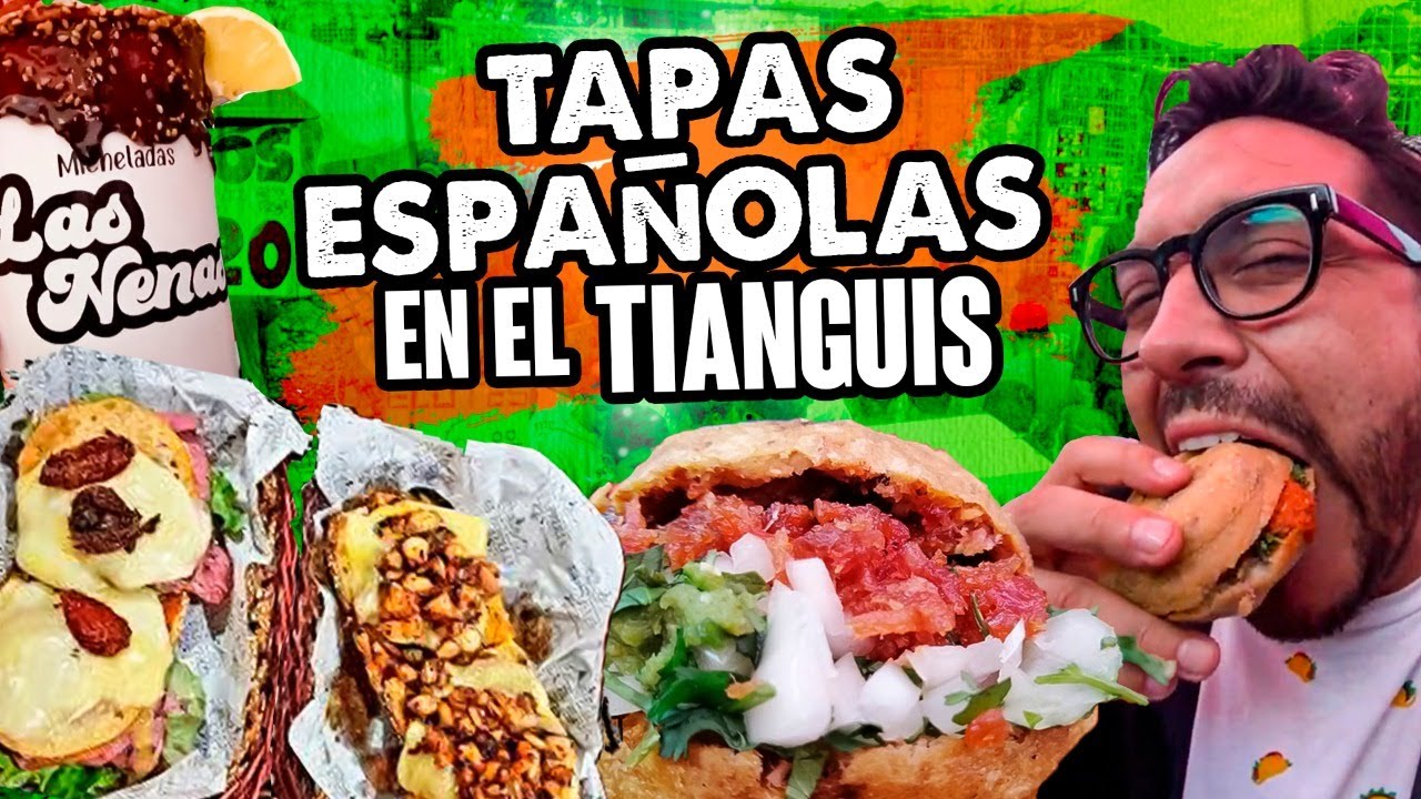 TODA LA COMIDA del tianguis de LA LAGUNILLA