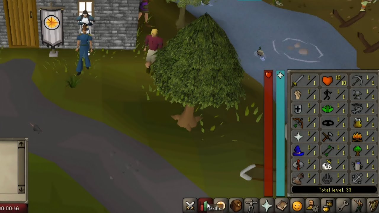 Osrs, first couple days of the adventure, back after quite a while