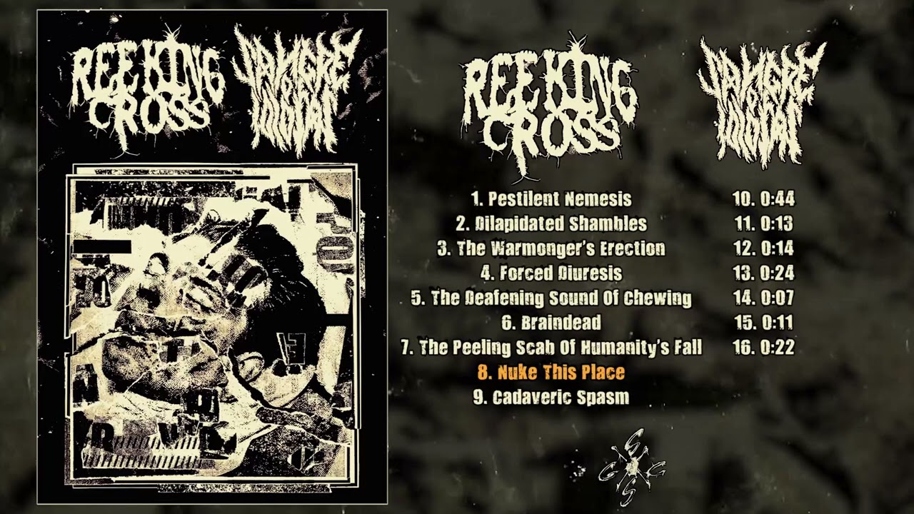 Reeking Cross / Sangre De Idiotas - split MC FULL ALBUM (2023 - Noisegrind / Grindcore)