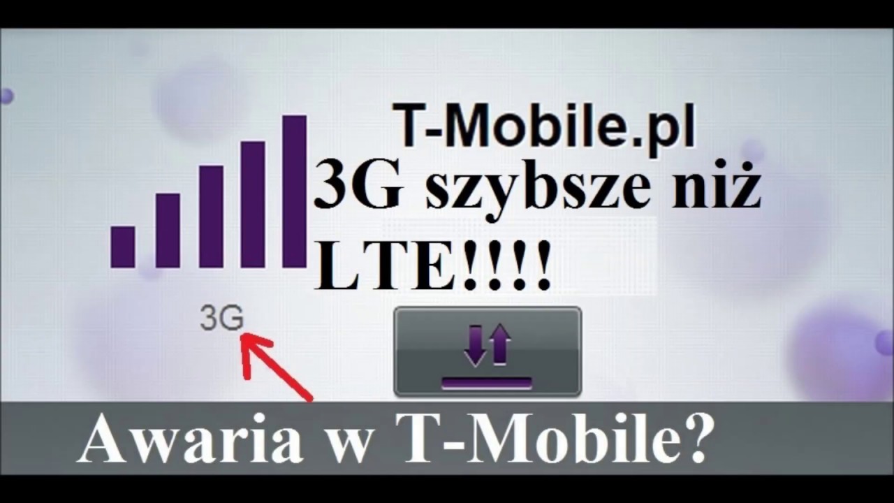 LTE w T-Mobile -  awaria czy obciążenie? 3G chodzi szybciej