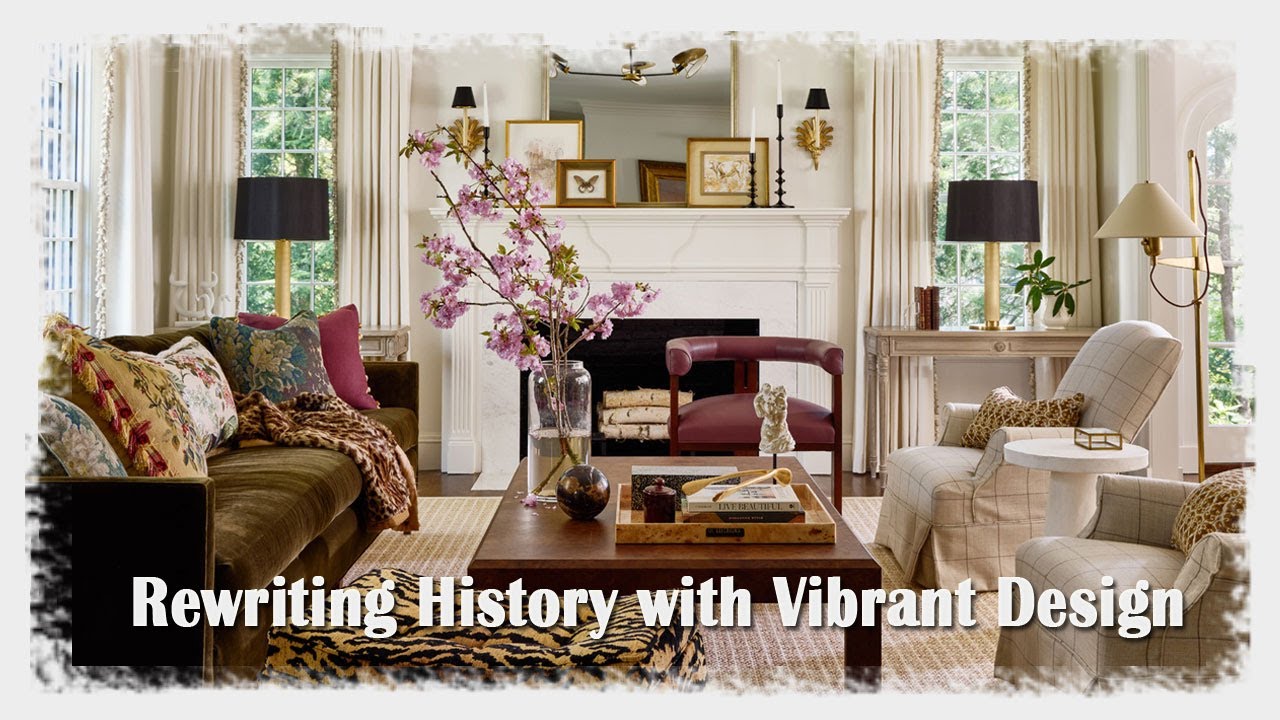 Inside A 1930 Colonial Home That Merging Classic Architecture with Vibrant Color Stories