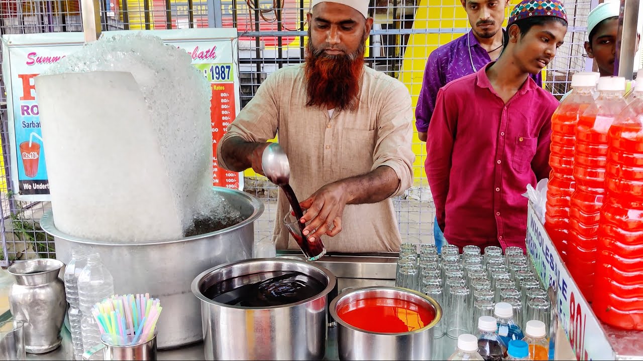 Famous Falsa of Hyderabad | Unique setup of Ice Mountain | Indian Street Food