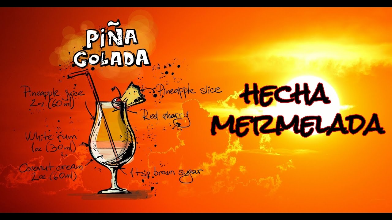 Como hacer la piña colada en mermelada. 🥥🍍COCKTAIL/PIÑA🍍🥥