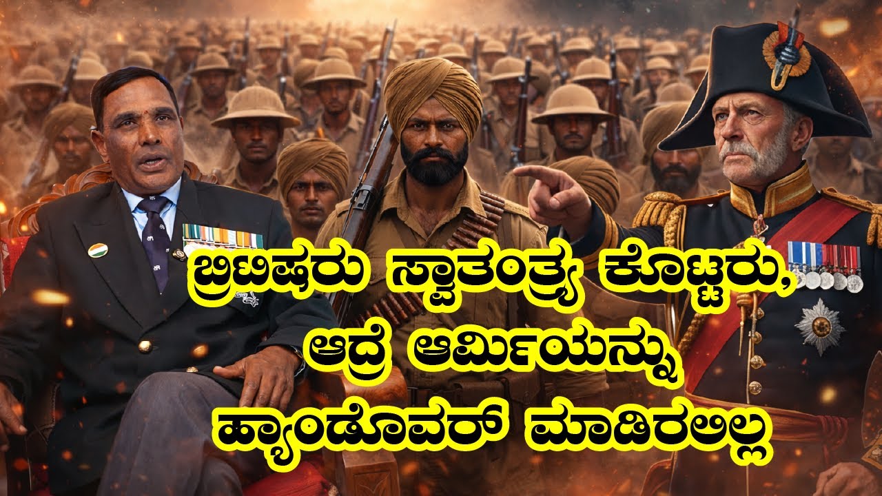 ಬ್ರಿಟಿಷರಿಂದ ದೇಶಕ್ಕೆ ಸ್ವಾತಂತ್ರ್ಯ ಸಿಕ್ಕಿತು, ಆದರೆ ಭಾರತೀಯ ಸೇನೆಗೆ ಇನ್ನೂ ಸ್ವಾತಂತ್ರ್ಯ ಸಿಕ್ಕಿರಲಿಲ್ಲ