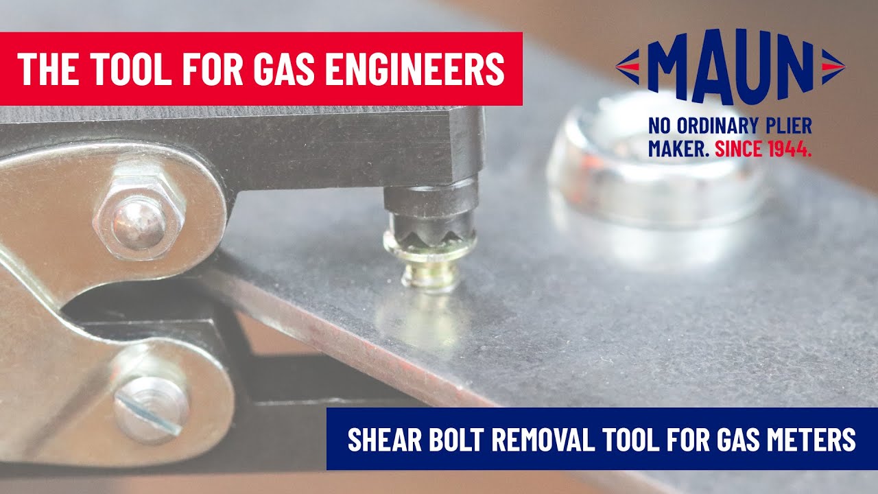 Maun Shear Bolt Removal Tool For Gas Meters 160 mm