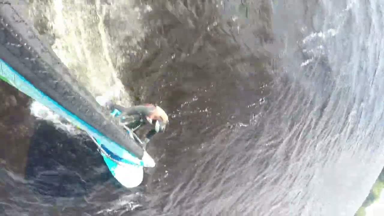 Surf paradise windsurfing on top of Joupiska mountain with Starboard Carve