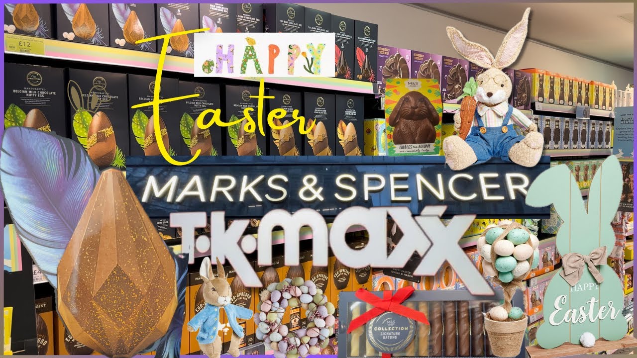EASTER Shop at M&S and TKMAXX | London | 4K