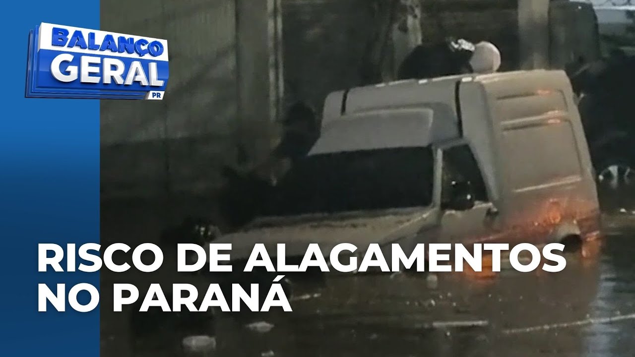 Tempo no Paraná: nova frente fria deve provocar temporais com risco de alagamentos em Curitiba
