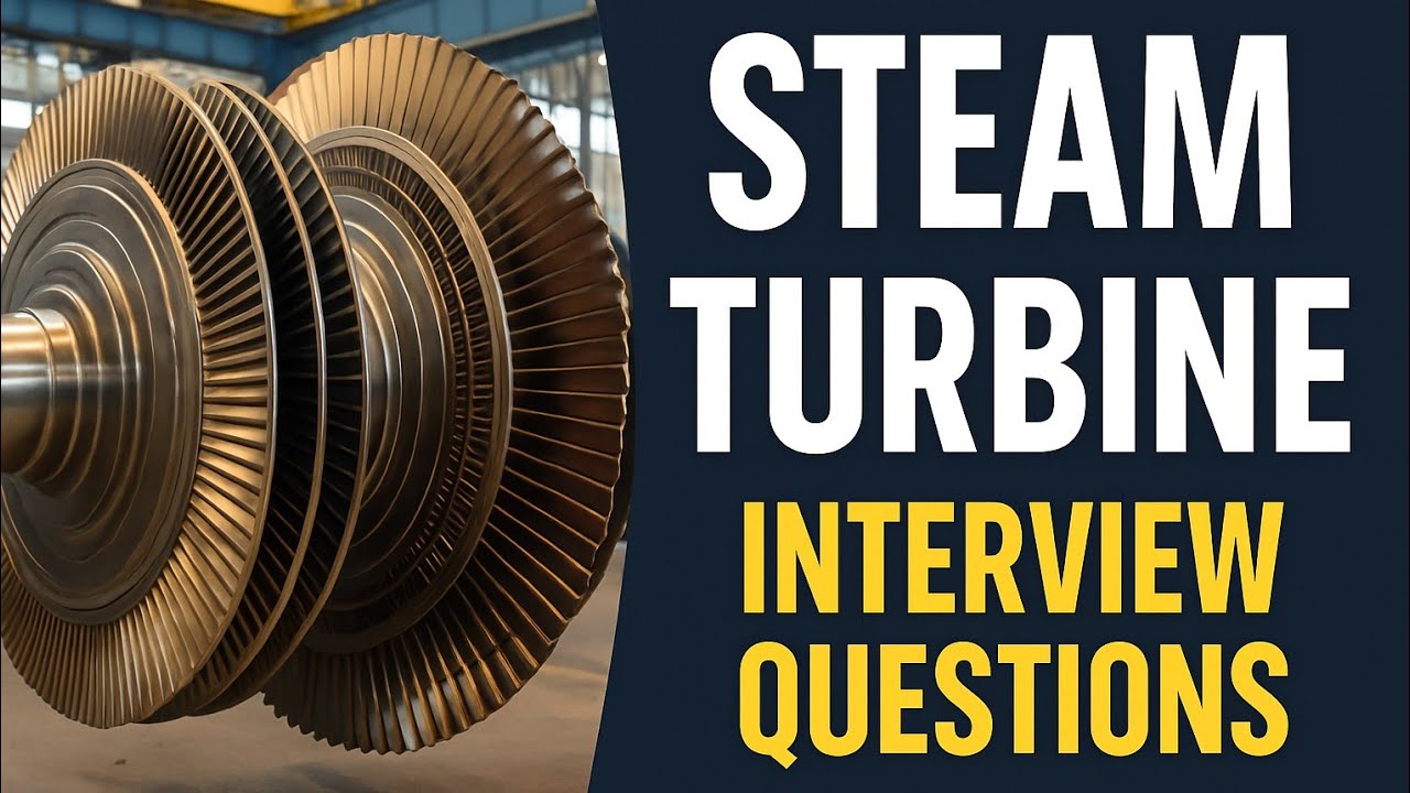 Steam Turbine Important Interview Short Question | You Must Know | Exam Steam Turbine Short Question