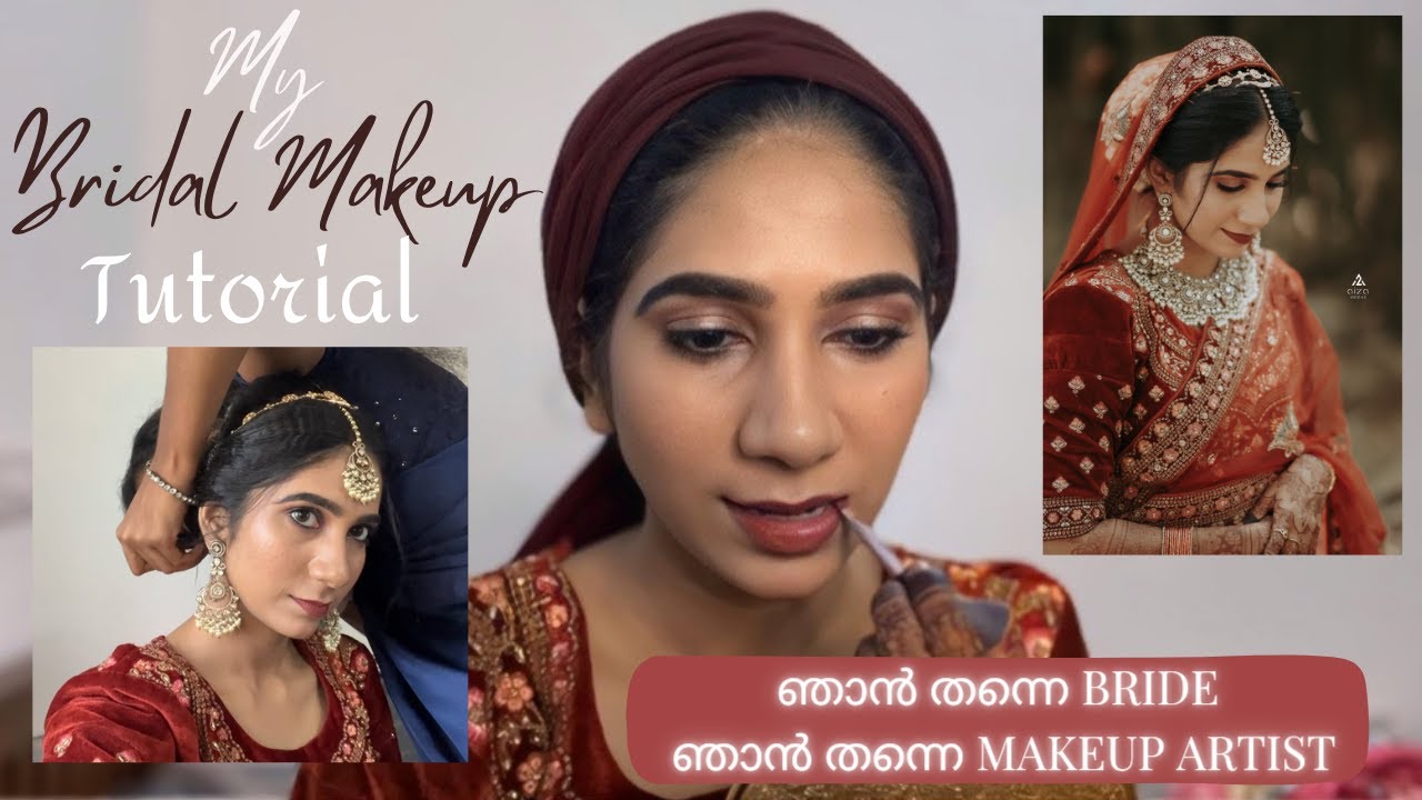 എന്റെ weddingന് ഒറ്റക് ഒരുങ്ങി🫶My dream bridal makeover💓