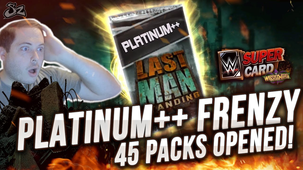 PLATINUM++ PACK OPENING FRENZY! 45 PACKS OPENED!! | WWE SuperCard S4