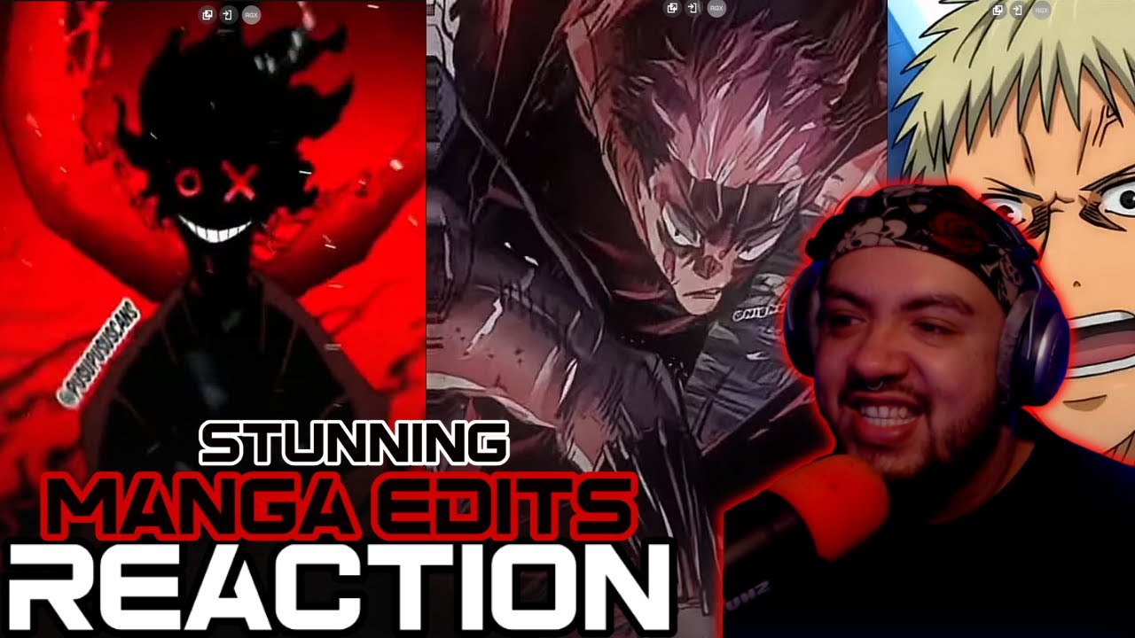 MANGA NOOB REACTING TO MANGA Badass Manga Edits TIKTOK COMPILATION PART 2!